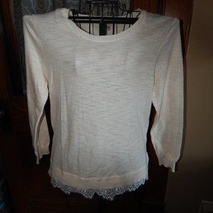 Ladies Como Vintage Lightweight Layered Look Sweater - Size L